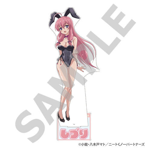『ニートくノーとなぜか同棲はじめました』【超】BIGアクリルフィギュアスタンド (白津莉 描きおろしバニーver.)